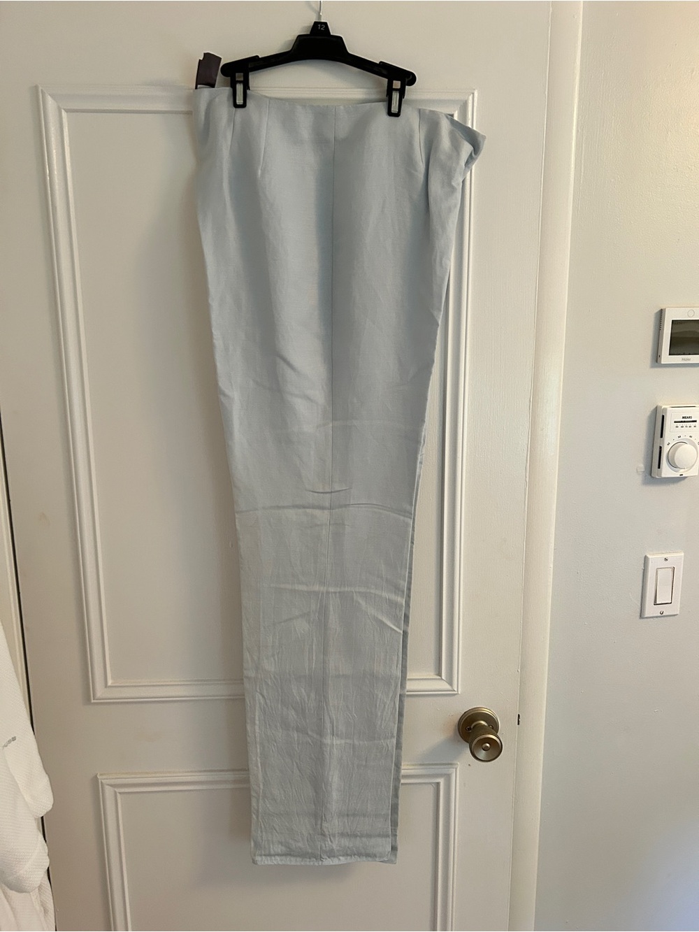 Sigrid Olsen Light Blue women’s linen and silk pants